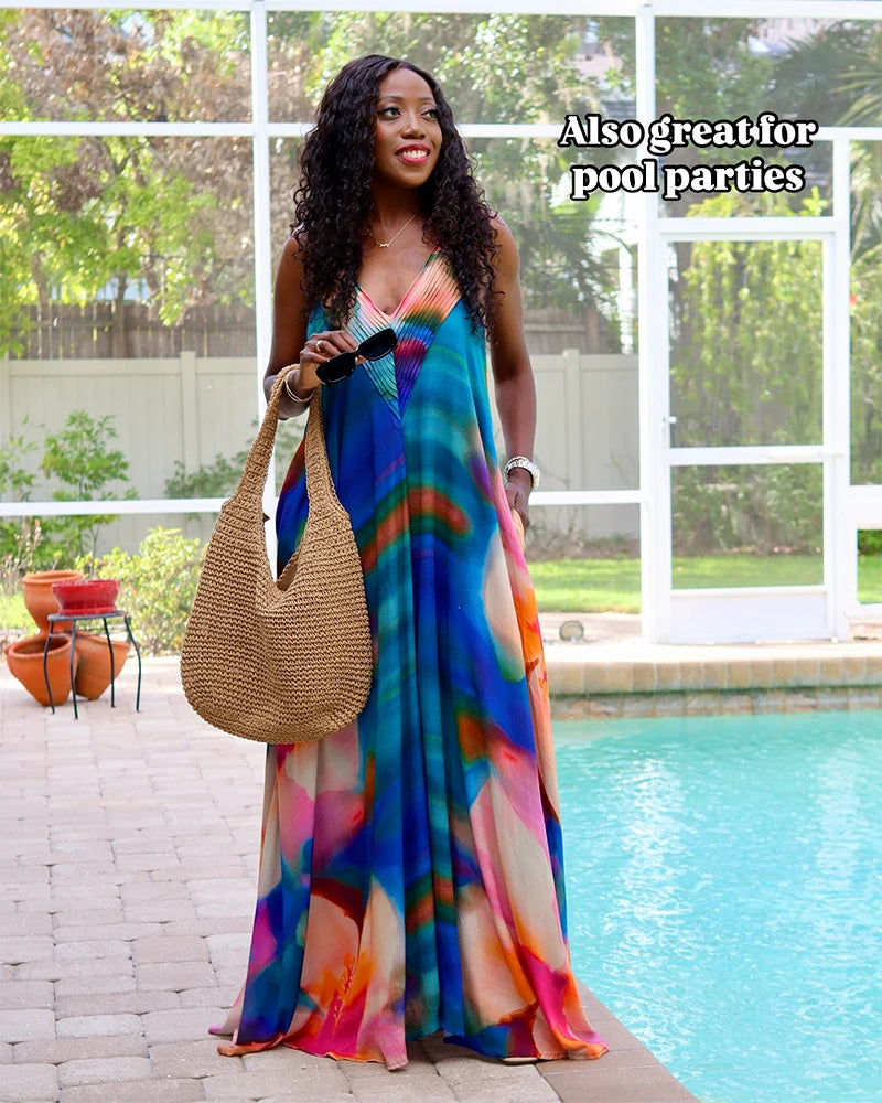 Radiant Flow Maxi Dress