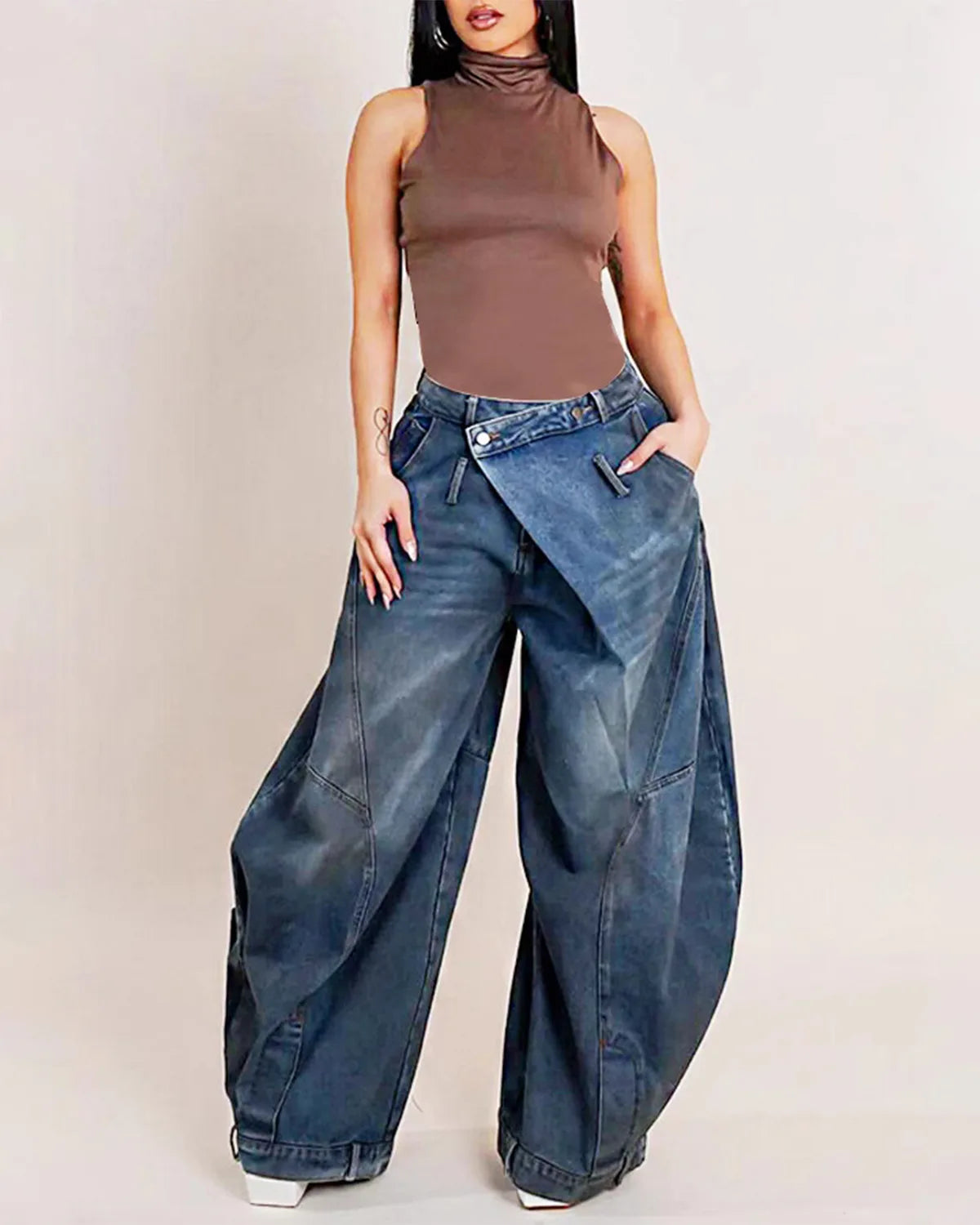 Architect Wide-Leg Denim Pants