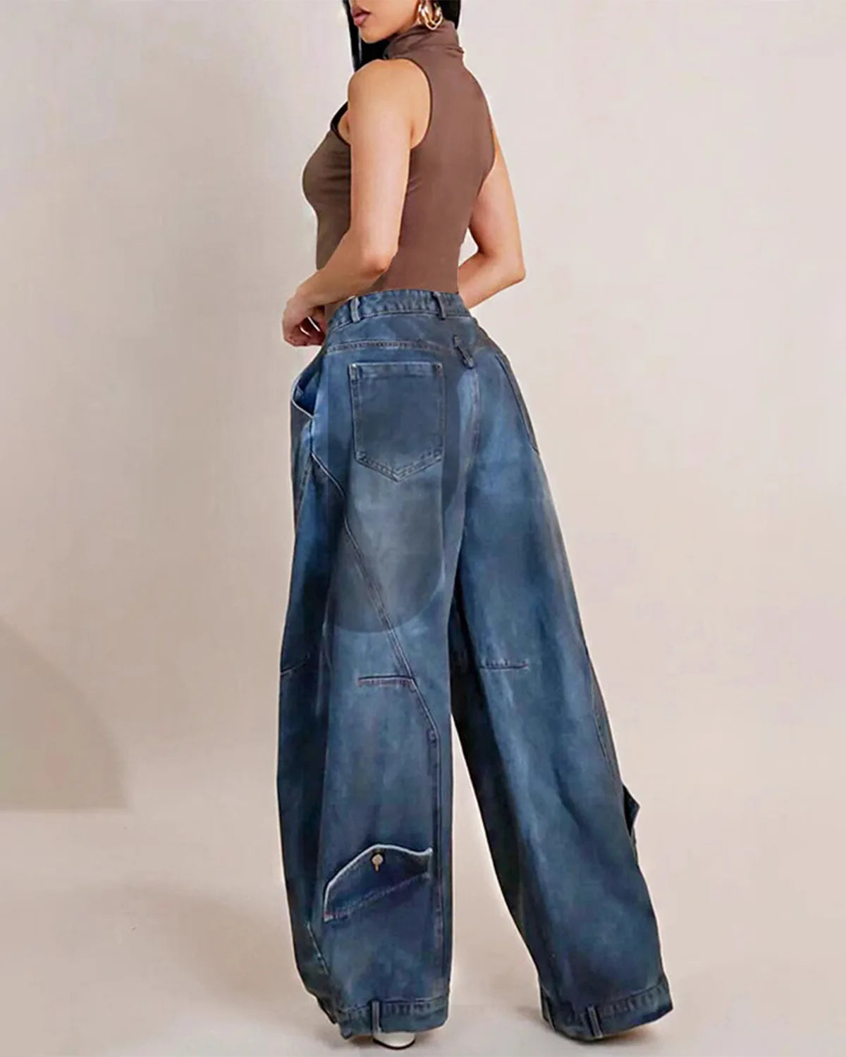 Architect Wide-Leg Denim Pants
