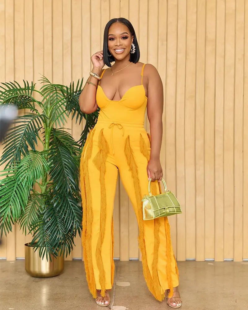 Glam Fringe Two-Piece Set
