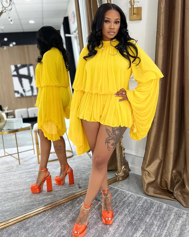 Goddess Flow Cape Jumpsuit