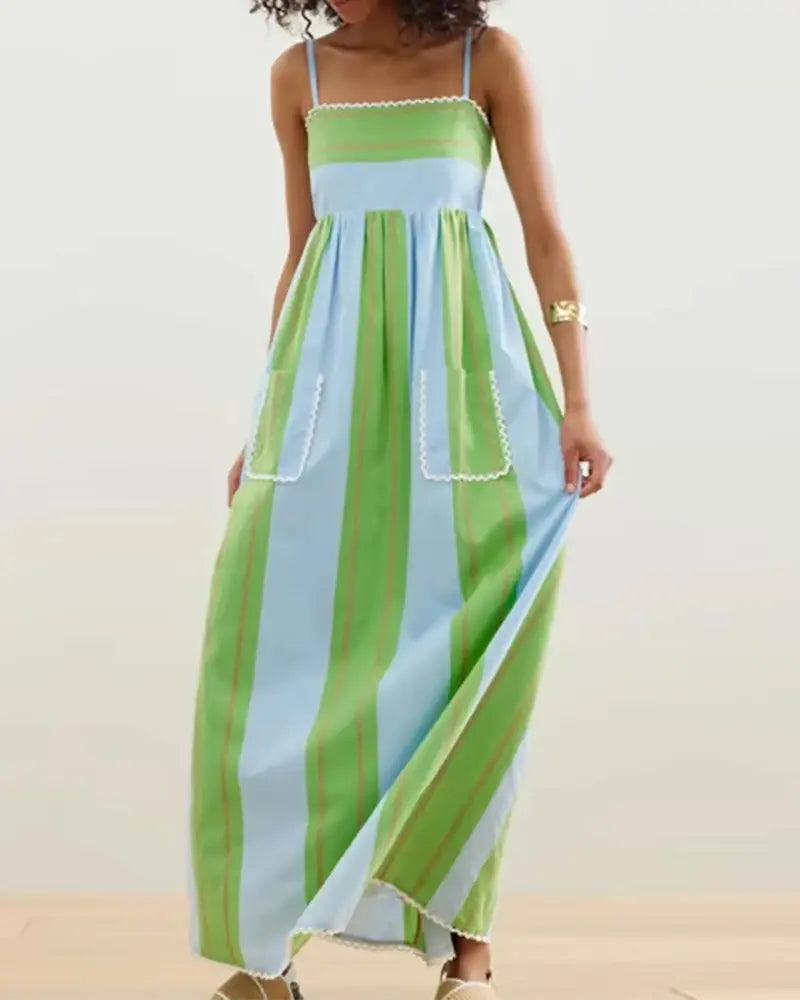 Spring Horizon Maxi Dress